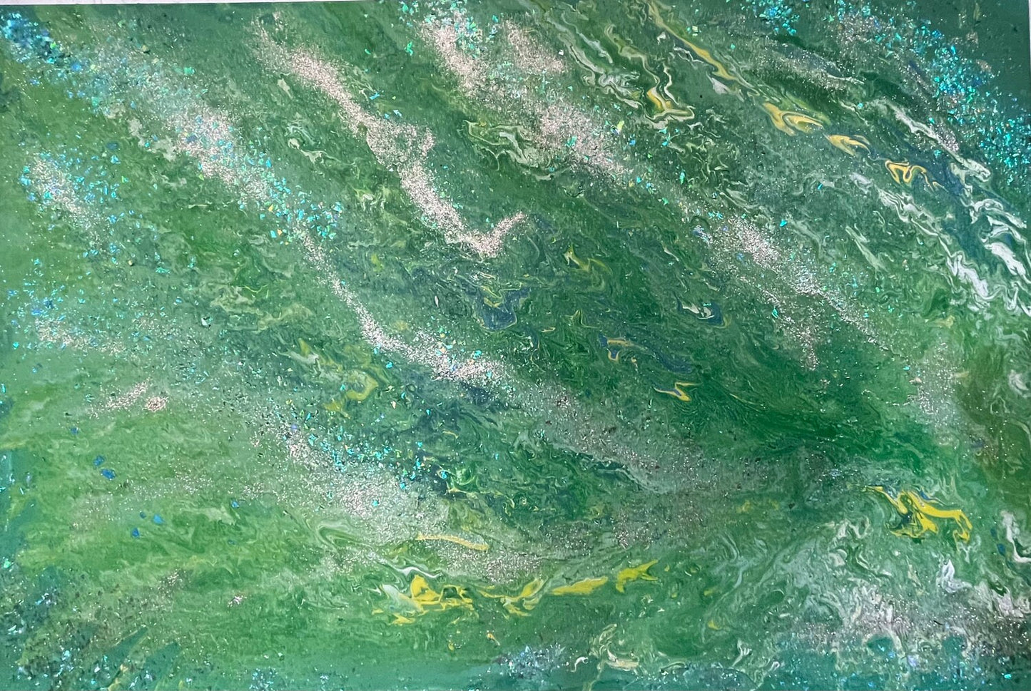 Earth Acrylic Pour